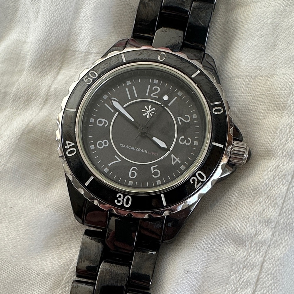 Isaac Mizrahi Live Black Watch